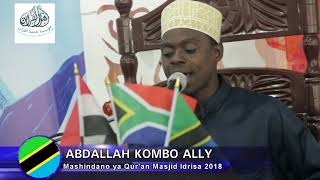 6TH RUNNER IN 14TH QURAN TILAWAT COMPETITION 2018 ABDALLAH ALLY TANGA TANZANIA