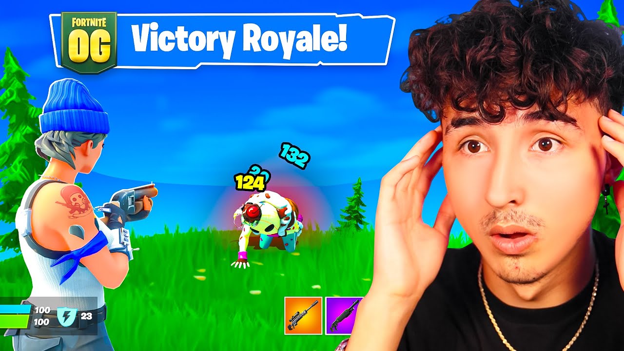 My First Og Fortnite Win Youtube