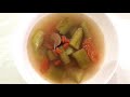 苦瓜汤 bitter gourd soup bitter melon soup（健康 healthy）