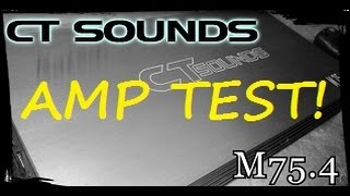 AMP TEST! - CT Sounds M75.4 Amp Dyno