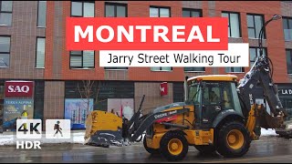 [ 4K ] Back in 2024, Walking in the first snow on Jarry St | Montreal, Quebec Canada 2024 🇨🇦