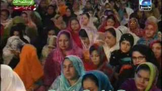 Mehfil-e-Shab-e-Eman 29th Ramadan Owais Raza Qadri  Geo Tv  [Alwada Mahe Ramzan Part 1]