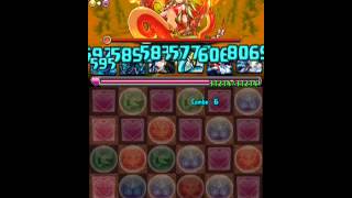 【パズドラ攻略】炎の歴龍超級水パノーコン【ノーコン】