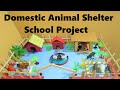 domestic animal shelter model  | DIY  | howtofunda | diy craft at home | still model