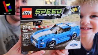 RACING OUR LEGO FORD MUSTANG GT!