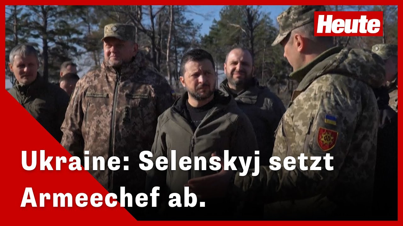 Ukraine: Präsident Selenskyj Entlässt Armeechef Saluschnyj - YouTube