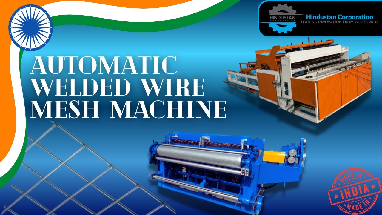 Automatic Welded Wire Mesh Machine Youtube