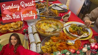 SUNDAY ROAST WITH THE FAMILY | ROAST DINNER | #viralvideo #fyp