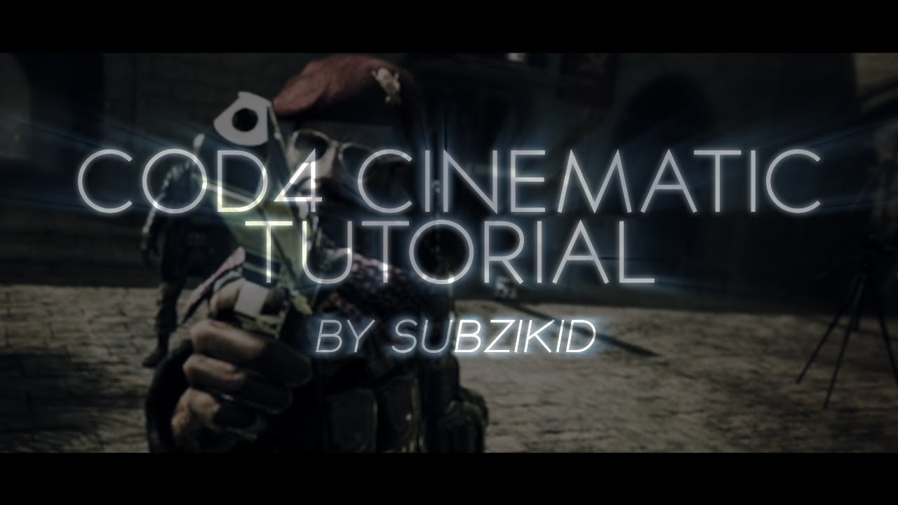 Cod4 Cinematic Tutorial With Soldiers Youtube