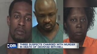 Three charged in Deontae Mitchell murder