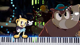 Cuphead DLC - Bootlegger Boogie: Piano Tutorial