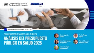 Análisis del presupuesto público en salud 2025