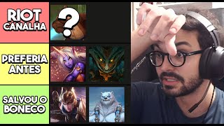 ESSE REWORK ME DEIXOU INDIGNADO DE VERDADE - TIERLIST DO MYLON