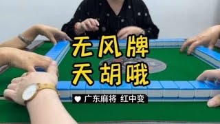 哎～可惜天胡没翻倍😤#广东麻将 #红中麻将 #麻将治百病