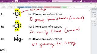 2024-12-13 Intro to Lewis Structures ; Intro to Molecular Geometry and Hybridization