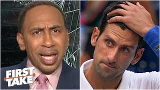 Stephen A. is 'disgusted' by Novak Djokovic’s disqualification | First Take
