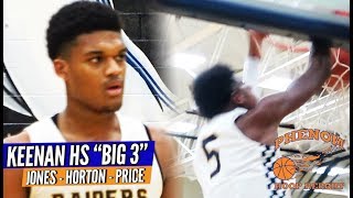 Dillon Jones, Asanti Price \u0026 Raekwon Horton ... Keenan HS is MUST WATCH!!