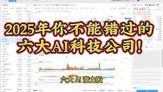 2025年你一定不能错过的6个科技AI大牛股，下一个巨头就在里面诞生！