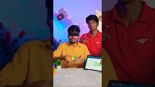 New world record 0.52 second by Rahul bhai #shorts #viral #cubing