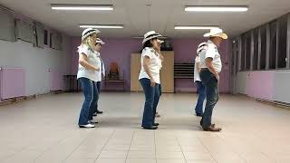 Macbeth country line dance, Régine Bayard