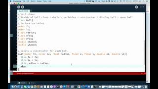 Processing Balls with Arrays
