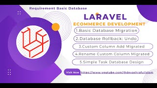 00.Laravel Ecommerce Database Design: Add \u0026 Rename Columns Safely + Relationships Explained part:00