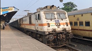 12073 Howrah-Bhubaneswar Janshatabdi Express Skips Chengel With Offlink 37185 Howrah WAP7