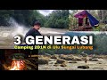 3 GENERASI BERKHEMAH DI BELEGA, SG. LUBANG. MEMANCING, MENJALA & MEMUKAT IKAN DI JERAM YANG DERAS!