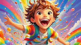 Learn Colors with the Rainbow! Bilingual Kids Song (English \u0026 Korean Lyrics)