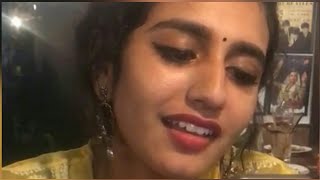 Priya prakash varrier singing