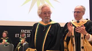 Remise d'un doctorat honorifique à David Suzuki