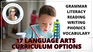 BEST 17 Homeschool Curriculum Language Arts Homeschool HAUL  Options Curriculum Flip Through Review