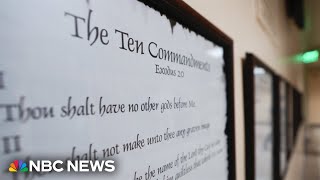 Federal judge blocks Louisiana law over displaying Ten Commandments in public schools