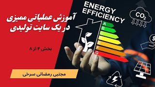 آموزش عملیاتی سیستم مدیریت یکپارچه و انرژی- بخش چهارم