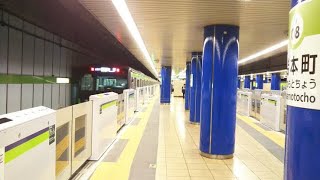 【都営新宿線】岩本町駅にて急行待避