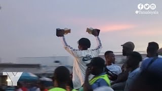 Fancy Gadam's Massive entry into Tamale After winning two 2018 VGMAs