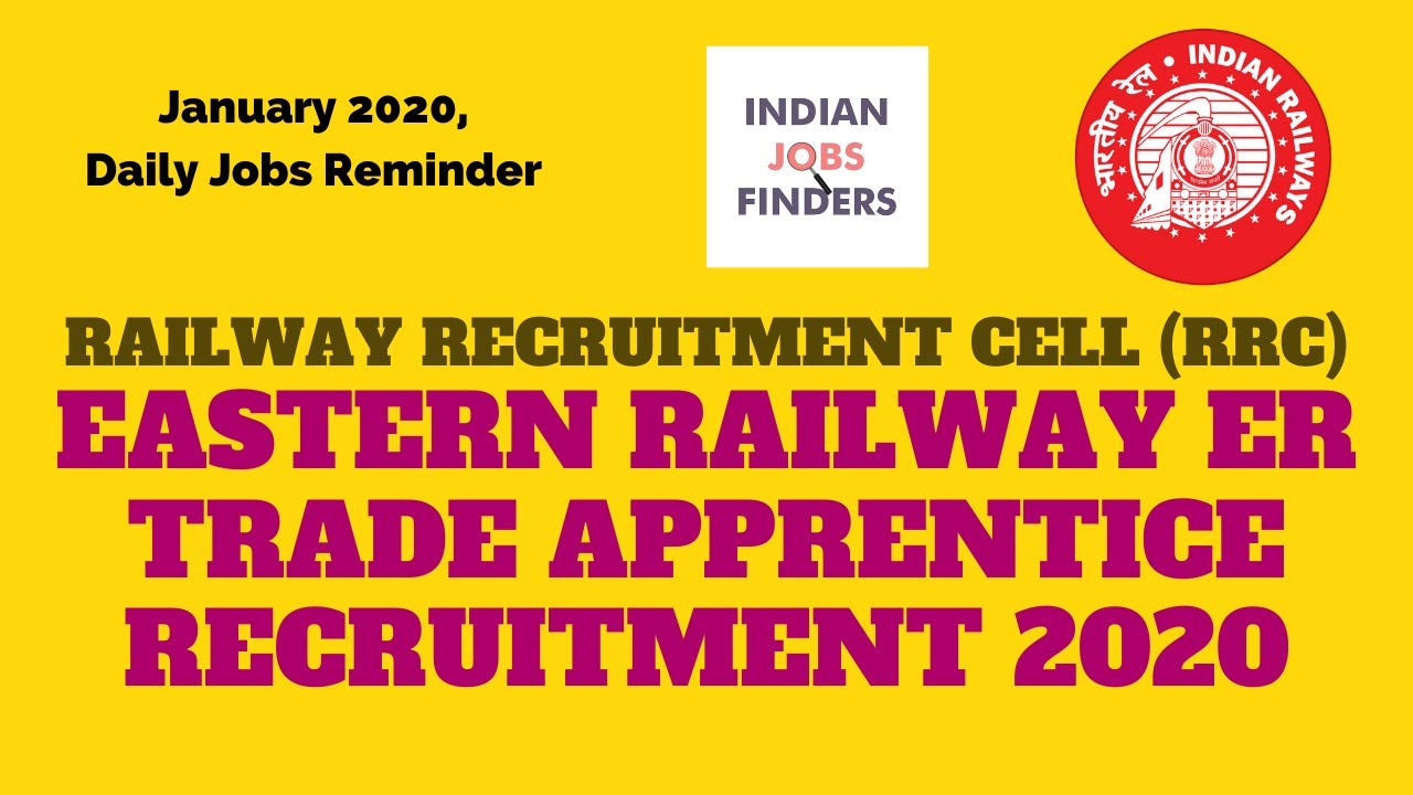 Railway Recruitment Cell (RRC) Eastern Railway ER Trade Apprentice ...