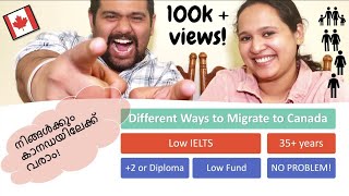 Different Ways to Migrate to Canada | Malayalam | Move to Canada in 2023