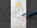 Which Zenitsu is the BEST? ⚡️ Drawing Zenitsu Agatsuma | Demon Slayer #shorts