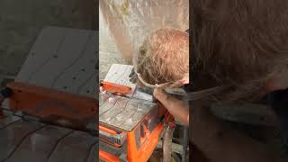 Mitering Tile on the DRY CUT IQ Saw