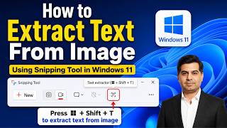 Windows 11: Extract Text from Image or PDF File using Snipping Tool