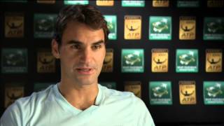 Roger Federer talks about qualifying for the Barclays ATP World Tour Finals
