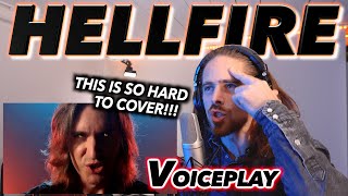 Voiceplay ft J None - HELLFIRE (Disney Villain cover) FIRST REACTION! (THIS ARRANGEMENT IS SO HARD!)