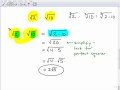 Homeschoolers Try This Problem Solve Operations With Radicals/Square Roots