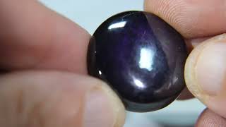 Purpurite cabochon. RPUR51