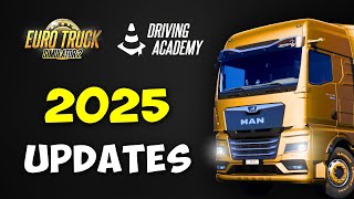 What's coming in 2025 for ETS2 and ATS Driving Academy? New Features \u0026 More!