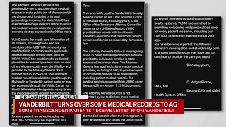 Vanderbilt turns over some medical records to TN Attorney General