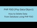 How to Delete Data from Database using PHP PDO