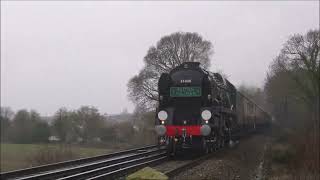 Clan Line 35028 At Speed: 20/02/2025