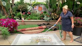 Veranda Living Center Star Indoor/Outdoor Reversible Rug on QVC